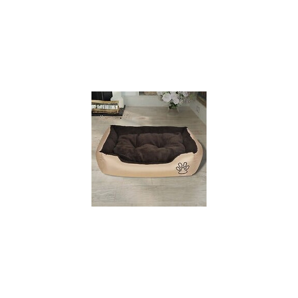 Lit Pour Chien Taille Xxl Beige Et Marron - Beige