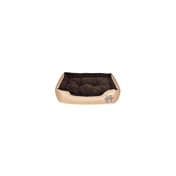 Lit Pour Chien Taille Xxl Beige Et Marron - Beige