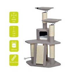 Ebi Griffoir Nagano 66 X 66 X 134 Cm - 23 Kg - Brun - Pour Chat