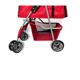 Poussette Pour Chien Chat Animaux Chariot - Rouge