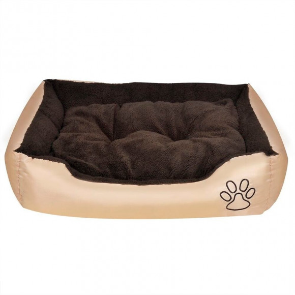 Lit Pour Chien Taille Xxl Beige Et Marron - Beige
