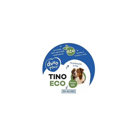 Europet Bernina Panier Ergonomique Sleeper Tino 60 Eco Duvo+ En Plastique - Noir - Pour Chien