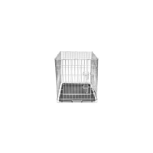 Cage En Métal Pliable Pour Chien L - Noir