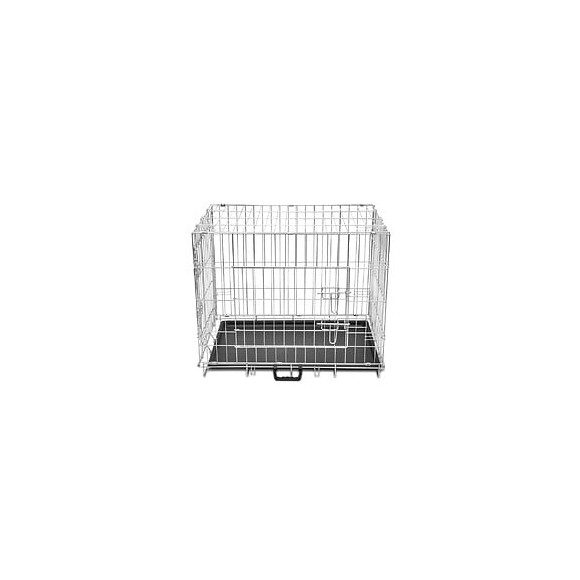 Cage En Métal Pliable Pour Chien M - Noir