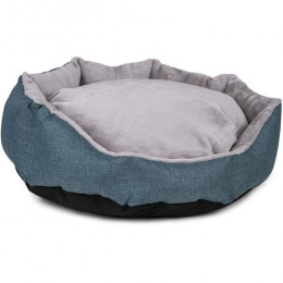 Vadigran Panier Rond Ares - 68 Cm - Turquoise - Pour Chien