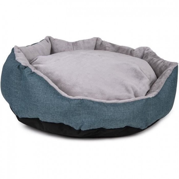 Vadigran Panier Rond Ares - 68 Cm - Turquoise - Pour Chien