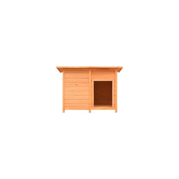 Niche Pour Chiens Bois De Pin Et De Sapin Solide 120x77x86 Cm - Brun - Accessoires Pour Chiens - Niches Pour Chiens - Brun - Br