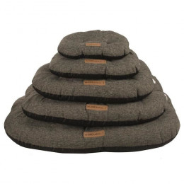 Mpets Coussin Oval Oleron L - Gris Anthracite - Pour Chien