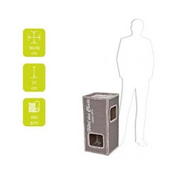 Ebi Griffoir Trend Rockefeller 77 - 36 X 36 X 77 Cm - 8,9 Kg - Gris - Pour Chat