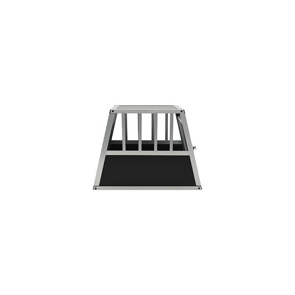 Cage Pour Chien Avec Une Porte 54 X 69 X 50 Cm - Accessoires Pour Chiens - Niches Pour Chiens - Argent - Argent