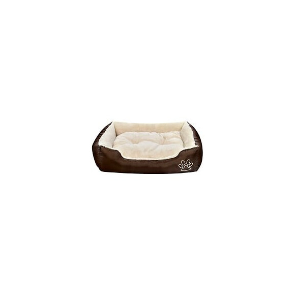 Panier Pour Chien Taille Xxl Marron Et Beige - Brun