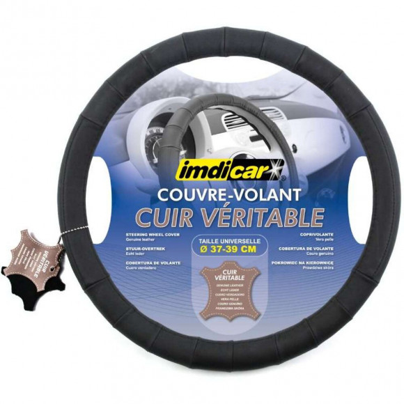 Couvre Volant Cuir De 37 À 39 Cm Imdicar