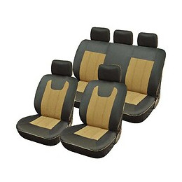 Jeu De 9 Housses Éclair Beige Et Noire