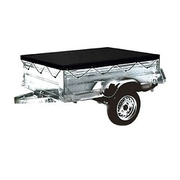 Bâche Grise De Protection Pour Remorque Taille L  160 X 120 X 7 Cm