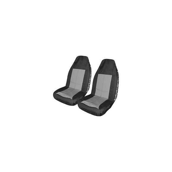 Jeu De 2 Housses Pour Siège Avant Xl Noires Peraline