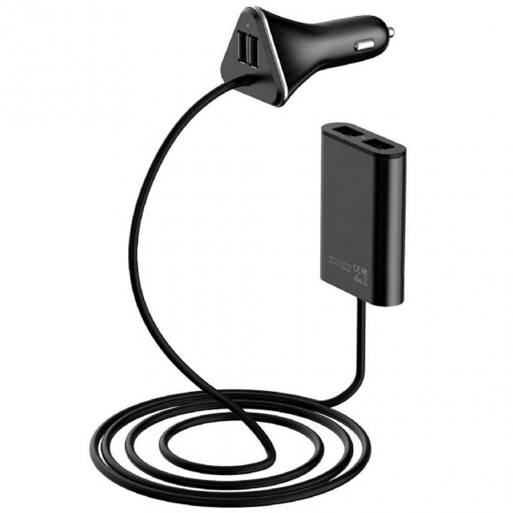 Rallonge Et Prise Allume Cigare 4 Prises Usb