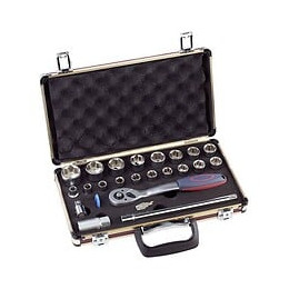 Coffret Clés À Douilles Carré 1/2 23 Pièces