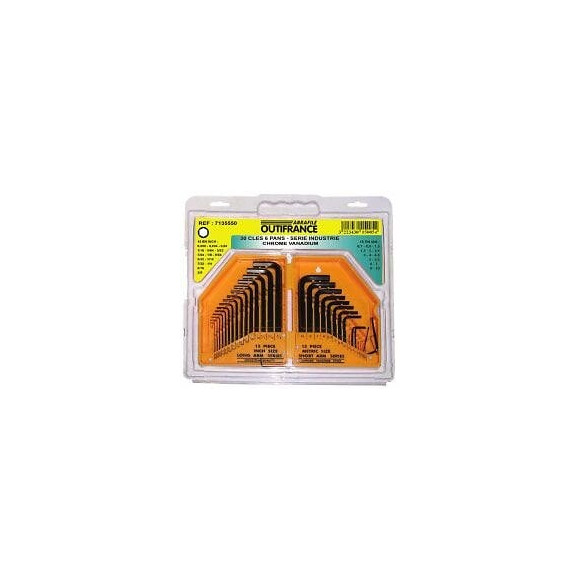 Jeu De Clés 6 Pans En Mm Et Pouce