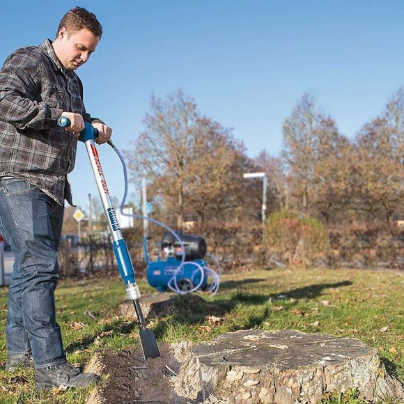 Bêche Pneumatique 5 En 1 Scheppach Aero2 Spade