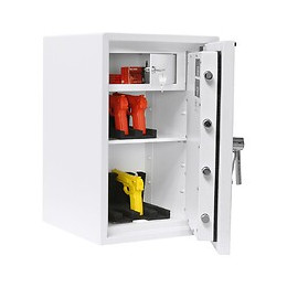 Coffre Fort Ignifuge Rottner Atlas Fire 65 Blanc Serrure À Clé