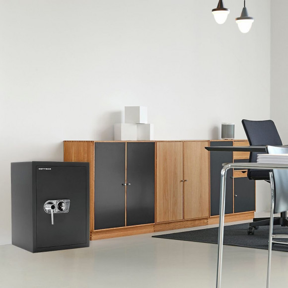 Coffre Fort Rottner Toscana 65 Db Silvergrey Serrure À Clé