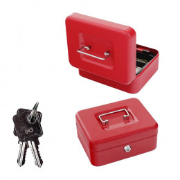 Caisse À Monnaie Rottner Rouge Traun 2 Serrure À Clé