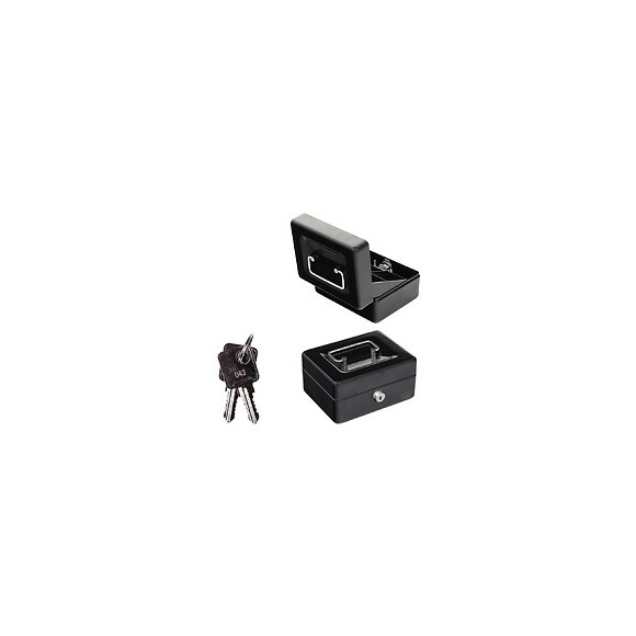 Caissette À Monnaie Rottner Traun 1 Noir Serrure À Clé