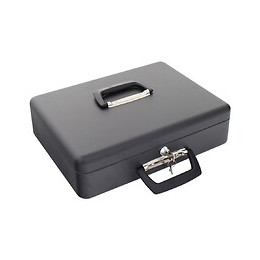 Caisse À Monnaie Rottner Noire London Serrure À Clé