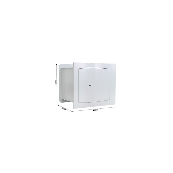 Coffre Fort À Emmurer Rottner Wall Safe Delta 40 Serrure À Clé