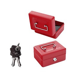 Caissette À Monnaie Rottner Traun 1 Rouge Serrure À Clé