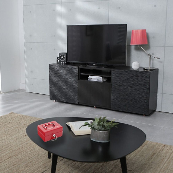 Caissette À Monnaie Rottner Traun 1 Rouge Serrure À Clé