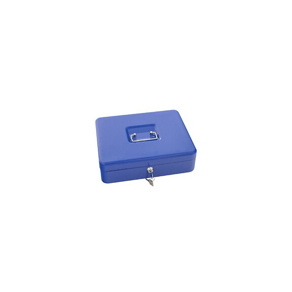 Caisse À Monnaie Rottner Bleue Traun 4 Serrure À Clé
