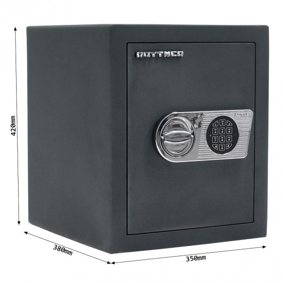 Coffre Fort Rottner Toscana 50 El Silvergrey Serrure Électronique