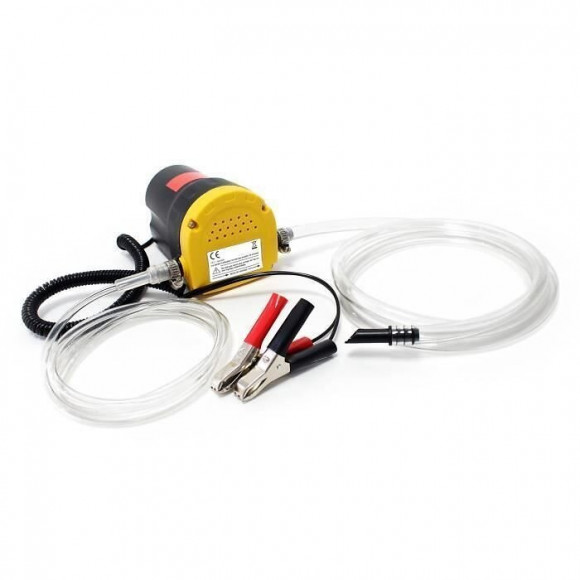 Laim Pompe De Vidange Par Aspiration 12v - Noir Et Jaune
