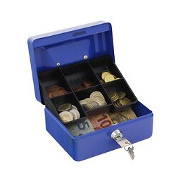 Caissette À Monnaie Rottner Traun 1 Bleu Serrure À Clé