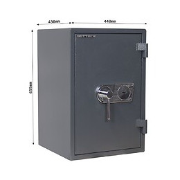 Coffre Fort Ignifuge Rottner Atlas Fire 65 En1 Serrure À Clé
