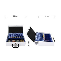 Caisse À Monnaie Rottner Bruessel Blanche Serrure À Clé