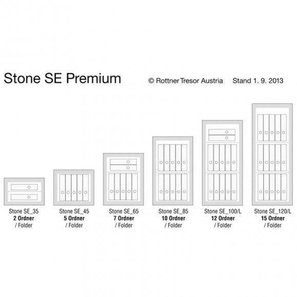 Armoire De Sécurité Rottner Wallsafe Stone Premium Se 100l Db