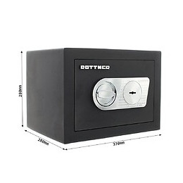 Coffre Fort Rottner Toscana 26 Db Silvergrey Serrure À Clé