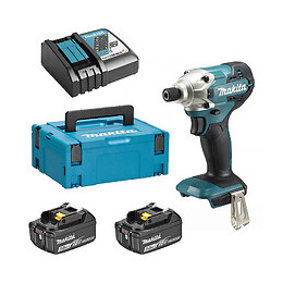 Visseuse À Chocs Makita Dtd156rfj 18 V Li-ion 3 Ah 155 Nm (2 X 3,0 Ah)