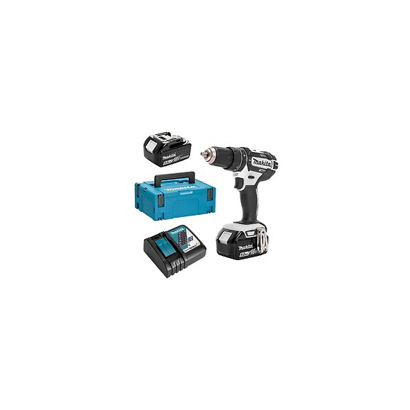 Perceuse Visseuse À Percussion Makita Dhp482rtwj 18 V Li-ion 2 X 5ah