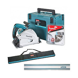 Pack 2 Outils Makita Meu029j (scie Circulaire Plongeante Sp6000j1 + Scie Sauteuse Pendulaire 4351fctj)