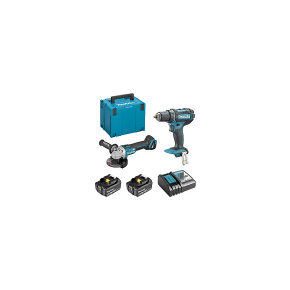 Pack 2 Outils Makita (ddf482 +dga504) 2 X 5,0 Ah