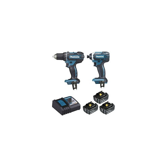 Pack 2 Outils Makita Dlx2127tj1 (ddf482 + Dtd152) 18 V Li-ion (3 X 5 Ah)
