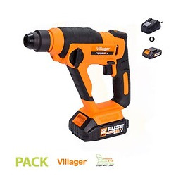 Burineuse Électrique Avec Batterie Et Chargeur 18v Fuse Vln 0120 Villager