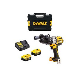 Perceuse À Percussion Dewalt Dcd996p2-sk (2 X 5,0 Ah Dcb115 Tstak Ii)