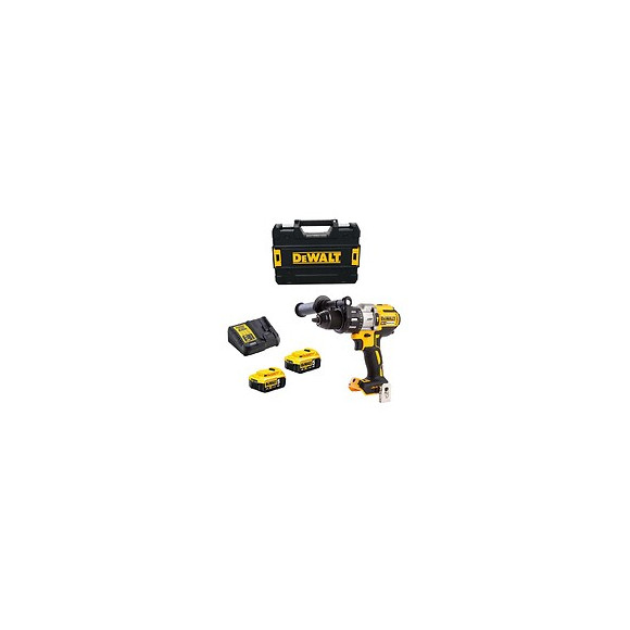 Perceuse À Percussion Dewalt Dcd996p2-sk (2 X 5,0 Ah Dcb115 Tstak Ii)