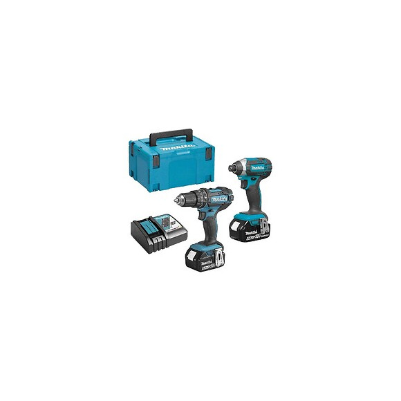 Pack Makita Dlx2131tj (dhp482z + Dtd152z) 18v Li-ion Lxt (2x5ah)
