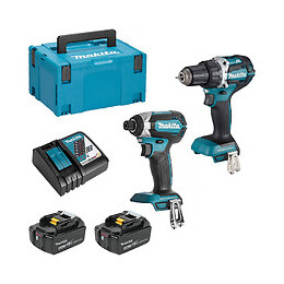 Pack 2 Outils Makita Dlx2189t2x4 (dtd153 + Ddf484) 18 V Li-ion (2 X 4,0 Ah)