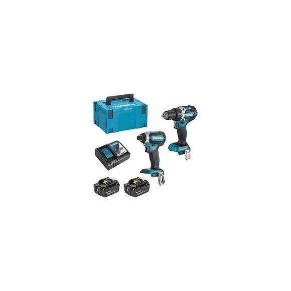 Pack 2 Outils Makita Dlx2189t2x4 (dtd153 + Ddf484) 18 V Li-ion (2 X 4,0 Ah)